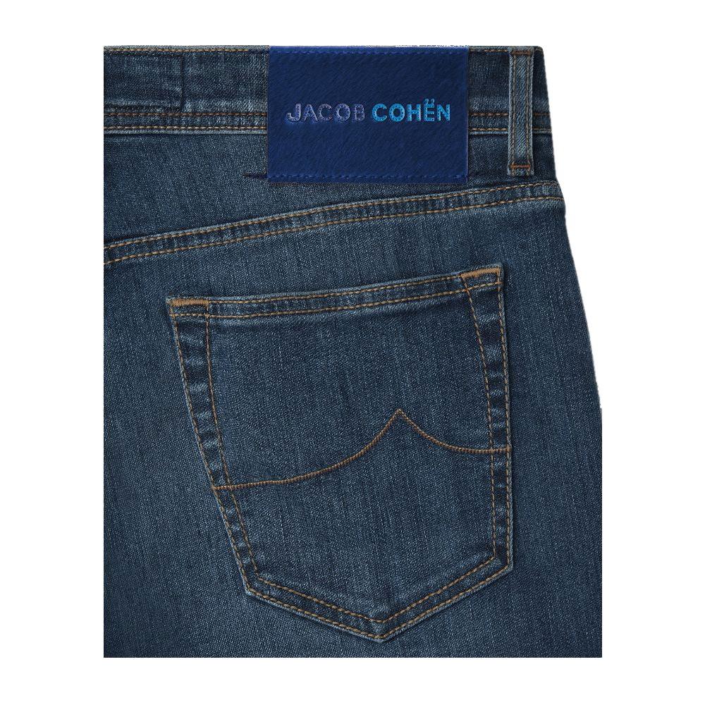 Jacob Cohen Blue Cotton Jeans & Pant Jacob Cohen Dark Slate Gray
