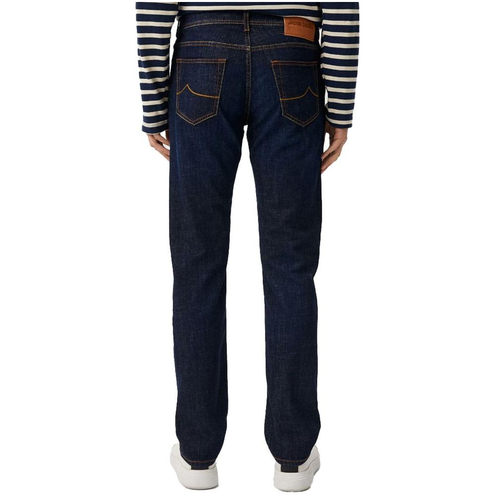 Jacob Cohen Blue Cotton Jeans & Pant Jacob Cohen Black