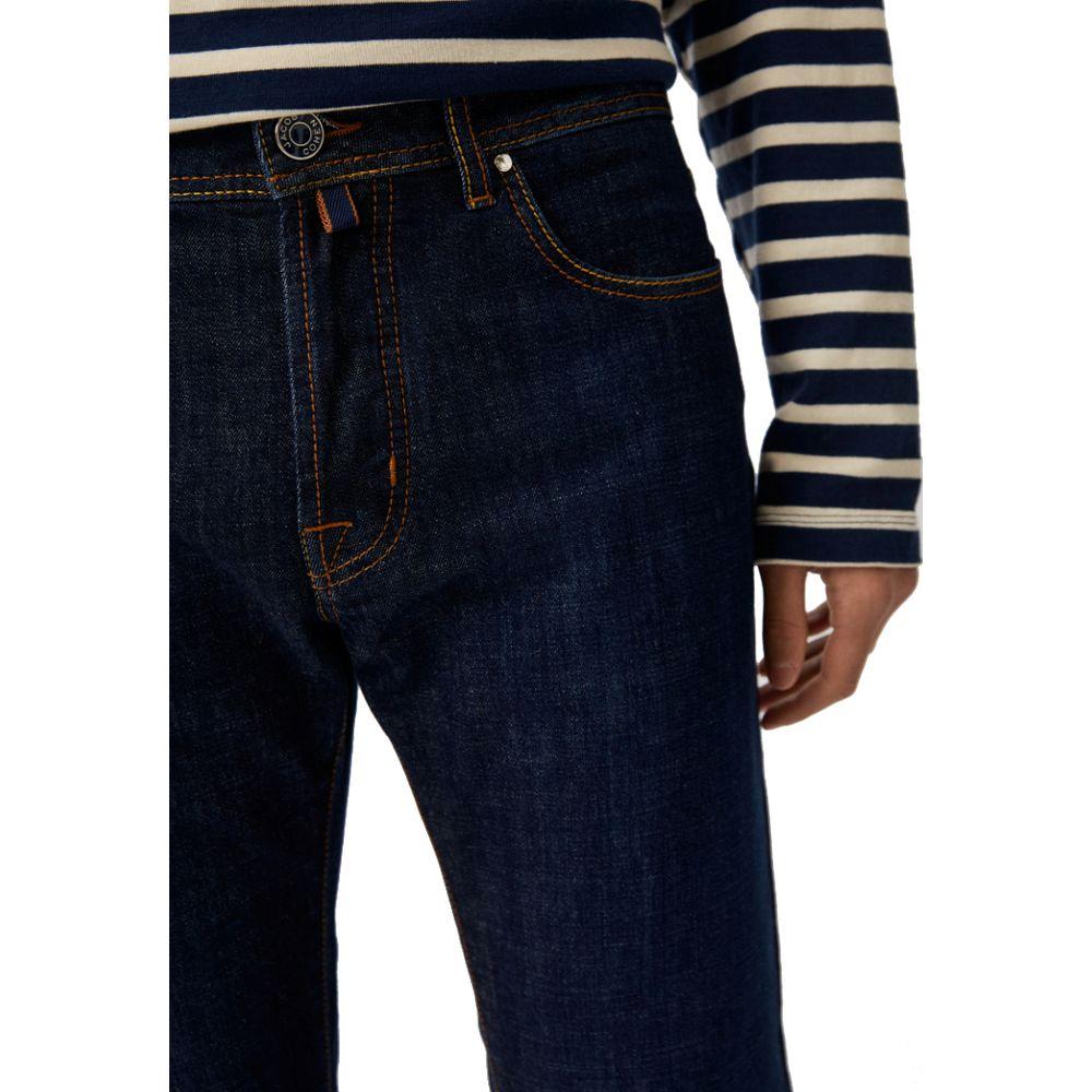 Jacob Cohen Blue Cotton Jeans & Pant Jacob Cohen Black