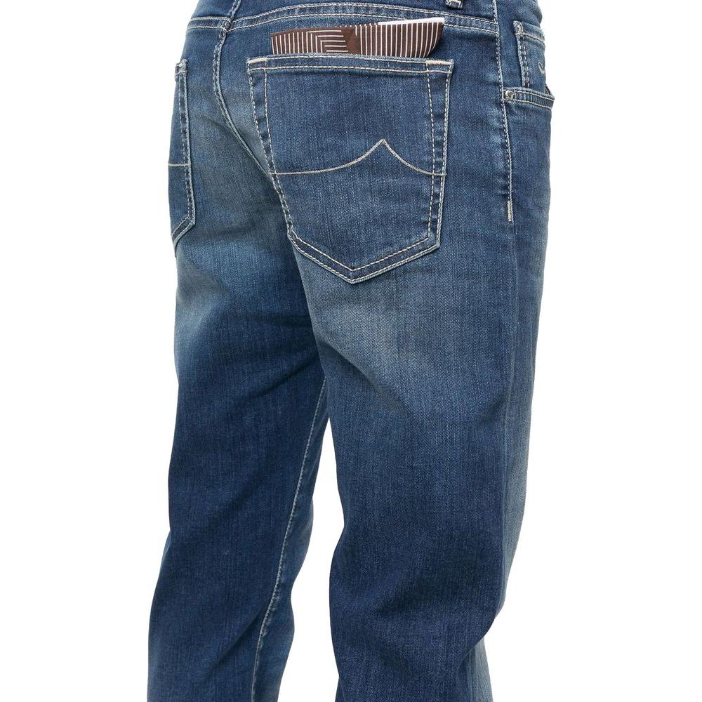 Jacob Cohen Blue Cotton Jeans & Pant Jacob Cohen Dark Slate Gray
