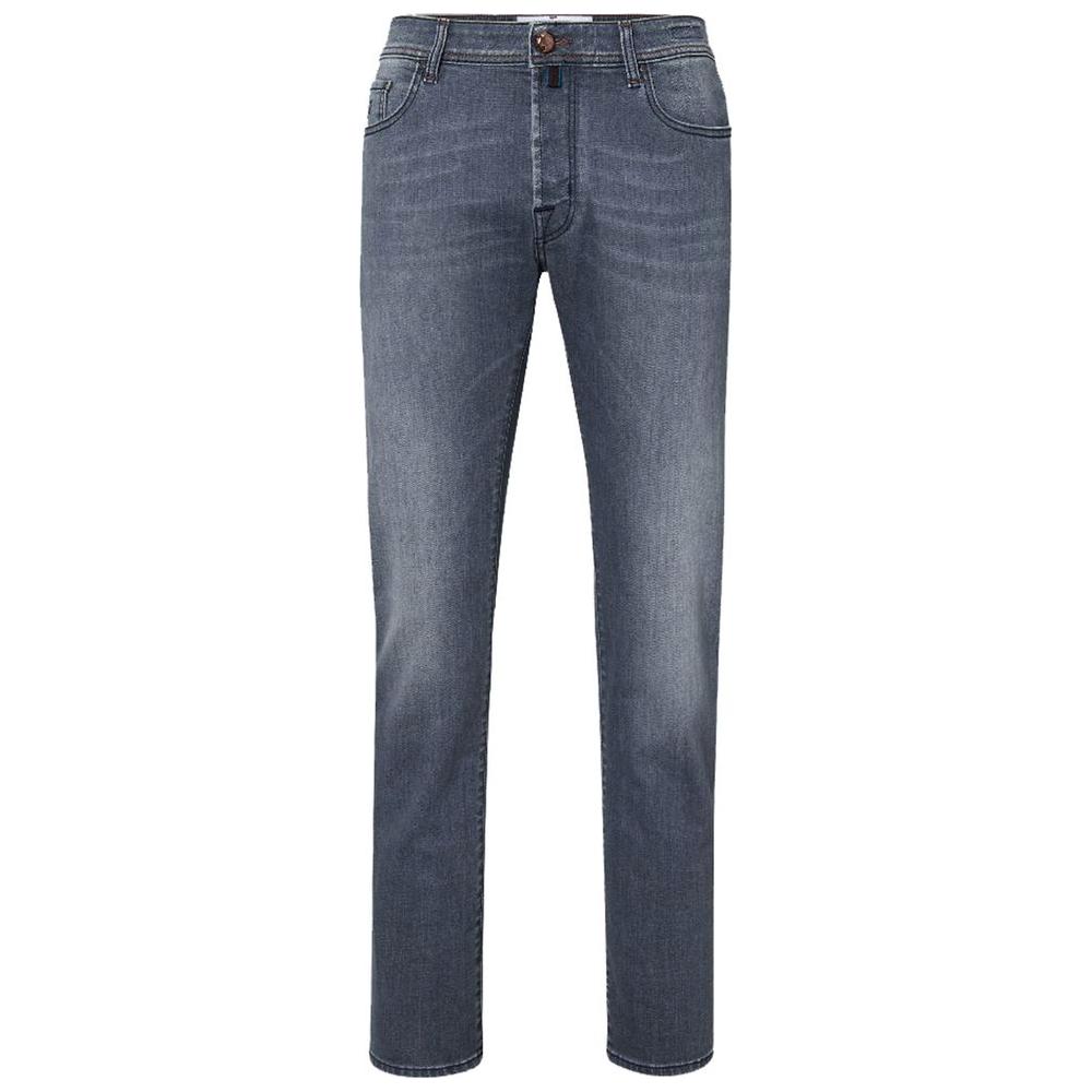 Jacob Cohen Blue Cotton Men Jeans Jacob Cohen Dim Gray