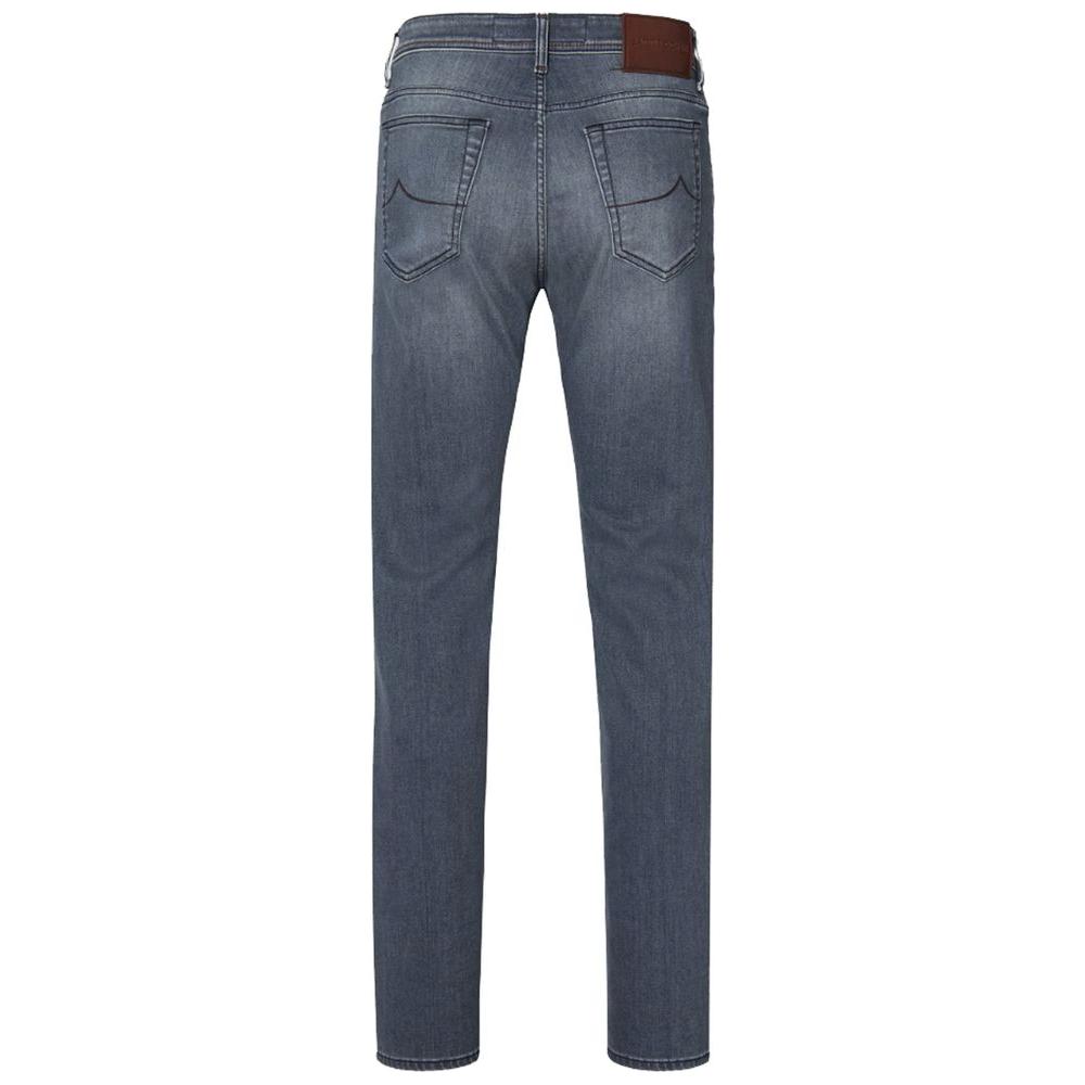 Jacob Cohen Blue Cotton Men Jeans Jacob Cohen Dark Slate Gray