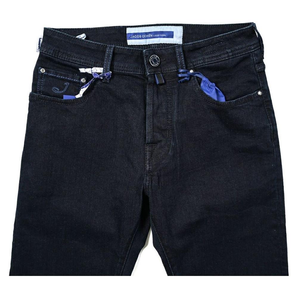 Jacob Cohen Blue Cotton Jeans & Pant Jacob Cohen Black