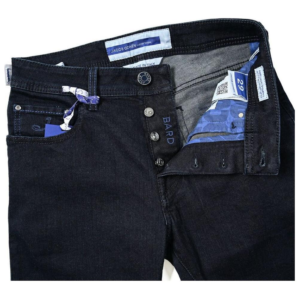 Jacob Cohen Blue Cotton Jeans & Pant Jacob Cohen Black