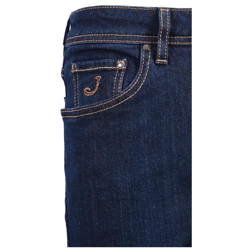 Jacob Cohen Blue Cotton Jeans & Pant Jacob Cohen Dark Slate Gray