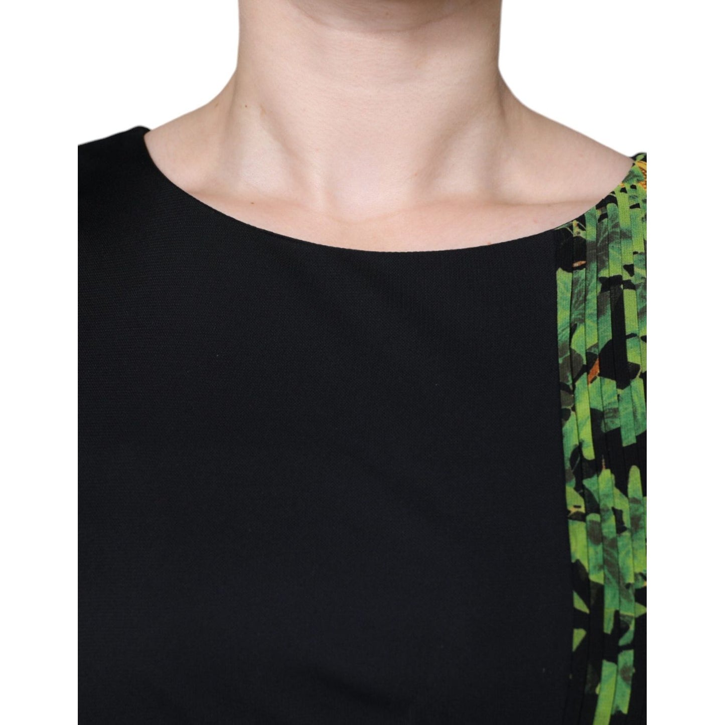 Roberto Cavalli Multicolor Floral Sheath Knee Length Dress Roberto Cavalli Tan