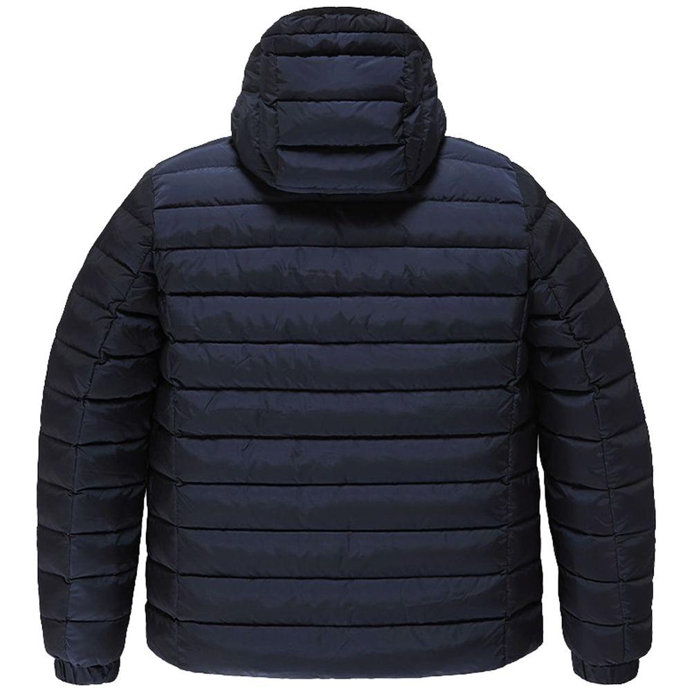 Refrigiwear Blue Nylon Men's Jacket Refrigiwear Dark Slate Gray