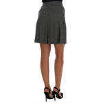Dolce & Gabbana Gray Wool High Waist Mini Shorts SKI1073-1