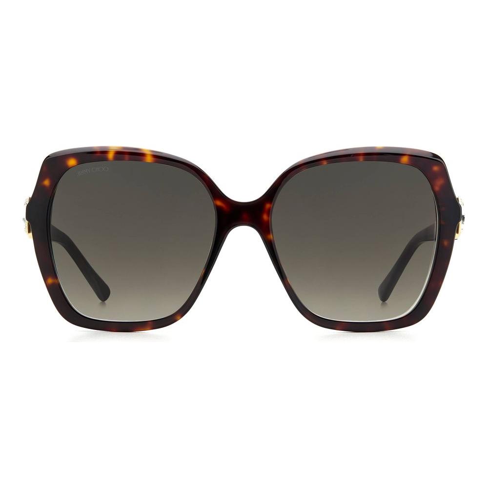 Jimmy Choo Brown Acetate Sunglasses Jimmy Choo Dim Gray