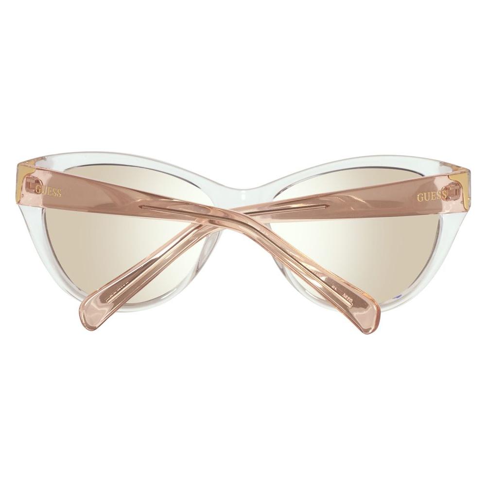 Guess Transparent Plastic Sunglasses Guess Light Gray