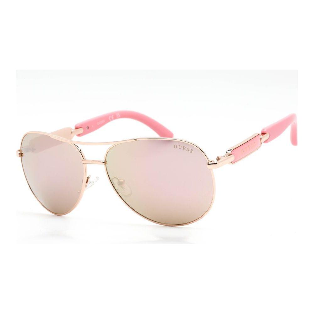 Guess Multicolor Metal Sunglasses Guess Antique White