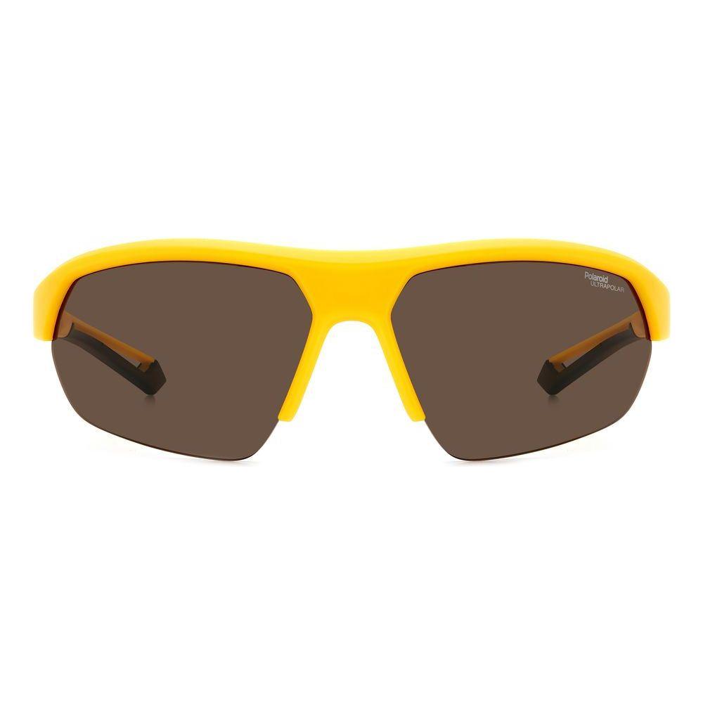 Polaroid Yellow Resin Sunglasses Polaroid Dark Olive Green