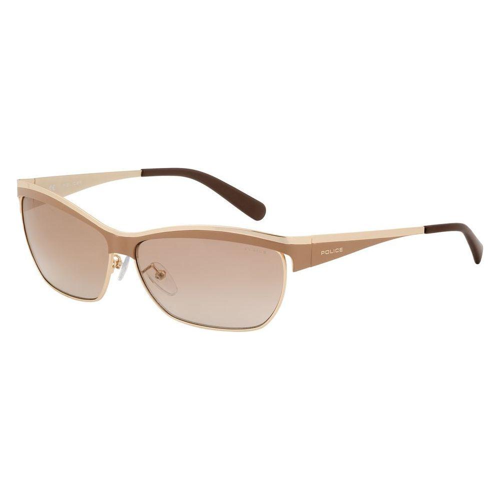 Police Multicolor Metal Sunglasses Police Tan