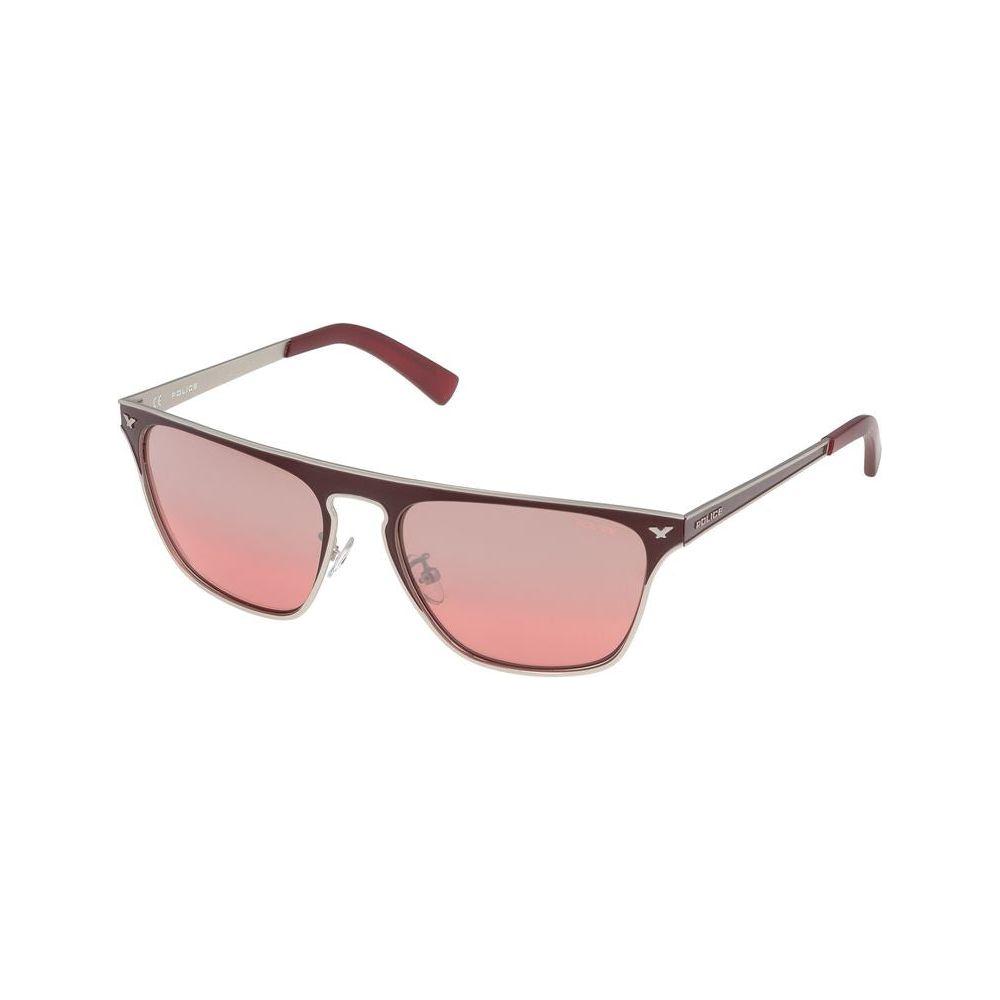 Police Gray Metal Sunglasses Police Gray