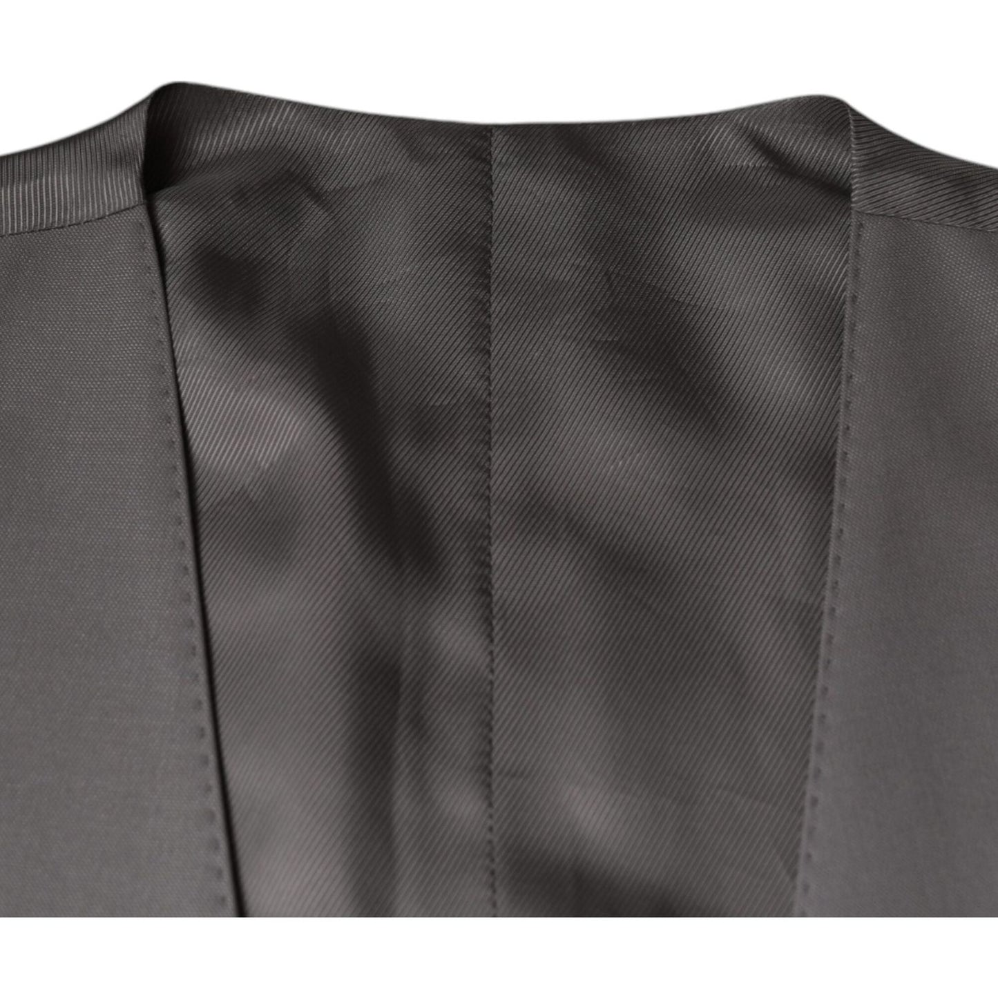 Dolce & Gabbana Light Gray Wool Formal Dress Waistcoat Vest Dolce & Gabbana Dark Slate Gray