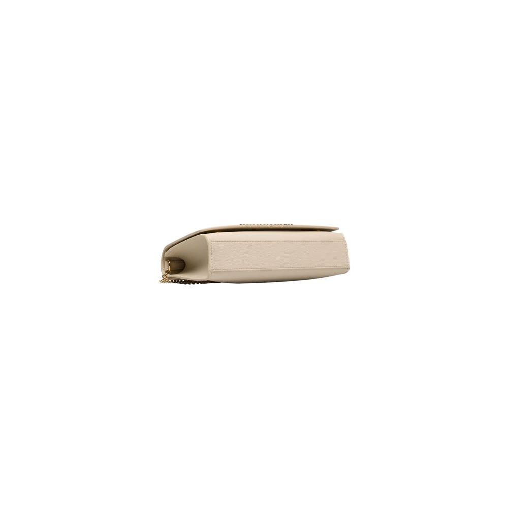 Love Moschino Beige Polyethylene Women Crossbody Bag Love Moschino Gray