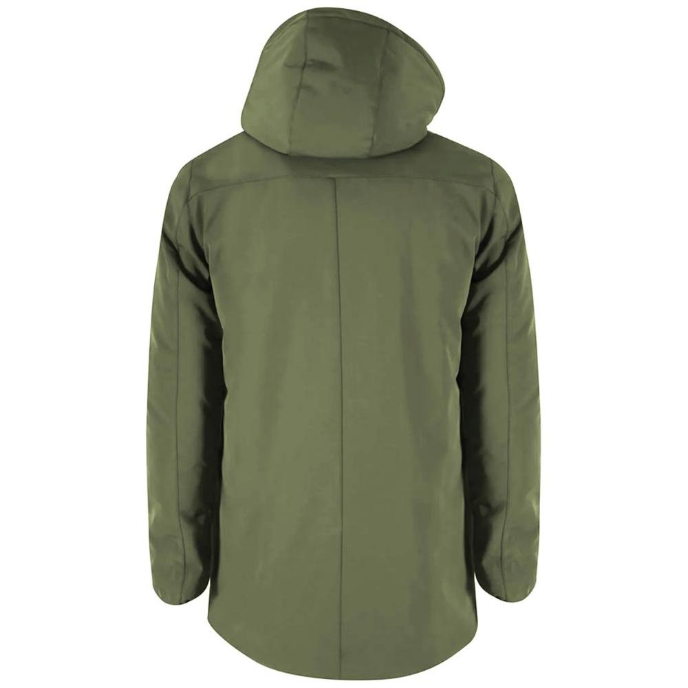 Yes Zee Green Nylon Jacket Yes Zee Dim Gray