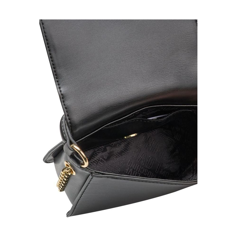 Love Moschino Black Polyethylene Women Handbag Love Moschino Dim Gray
