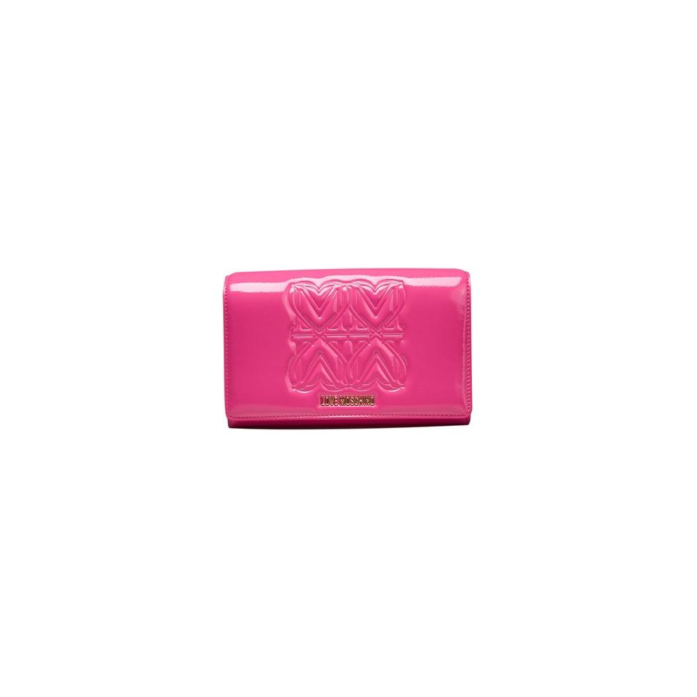 Love Moschino Multicolor Polyethylene Women Crossbody Bag Love Moschino Violet Red