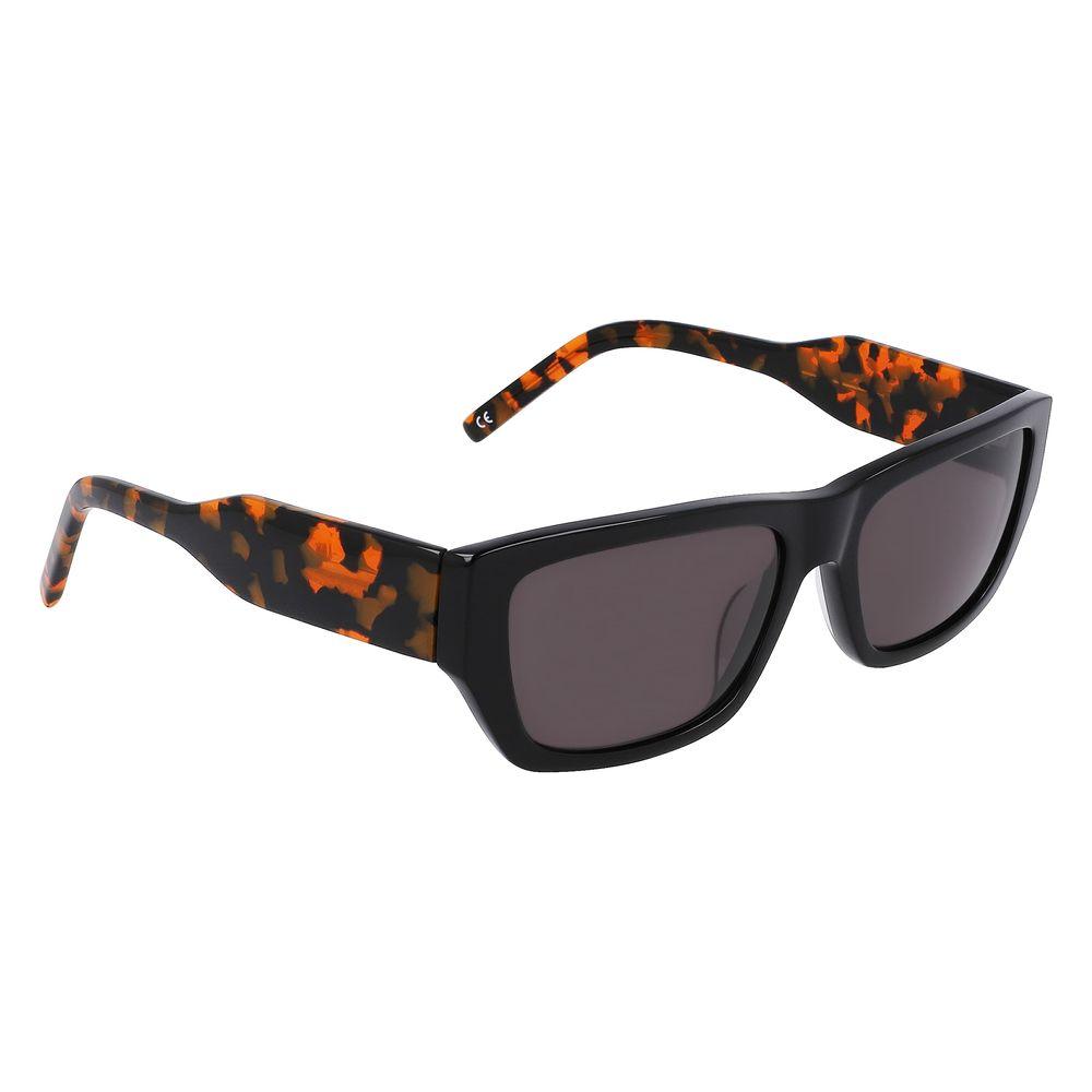 DKNY Black Acetate Sunglasses DKNY Dark Slate Gray