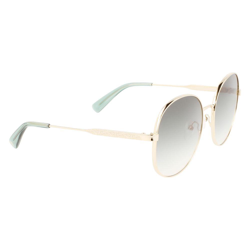 Longchamp Multicolor Metal Sunglasses Longchamp Light Gray