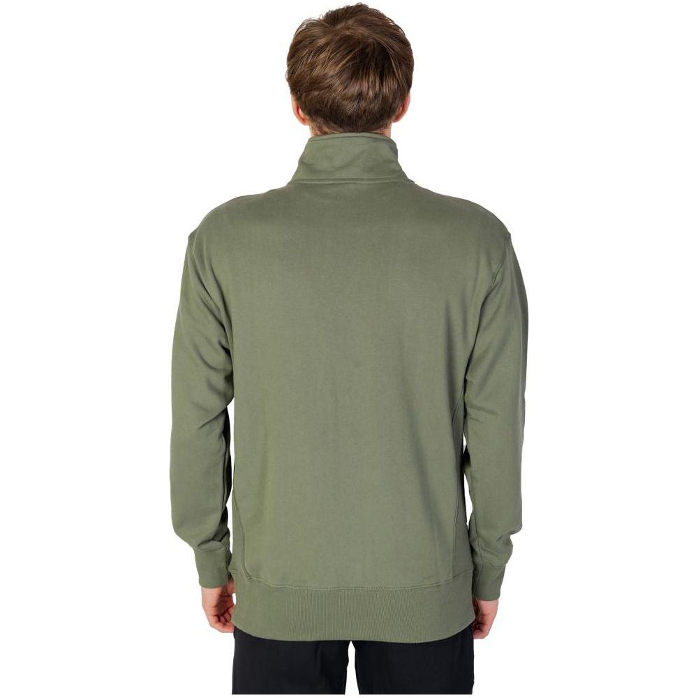 New Balance Green Cotton Sweater New Balance Dim Gray