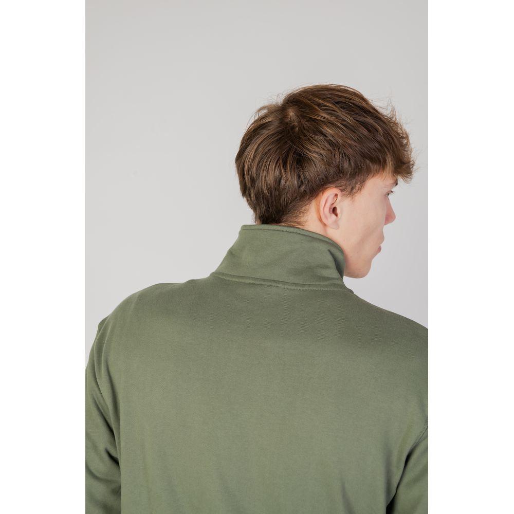 New Balance Green Cotton Sweater New Balance Dim Gray