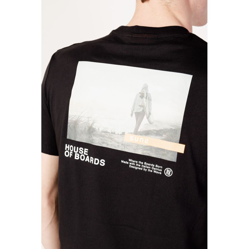 Suns Black Cotton T-Shirt Suns Black