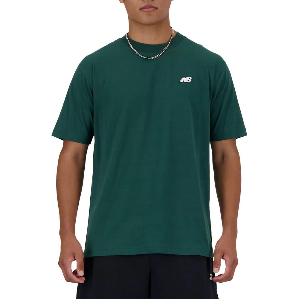 New Balance Green Cotton T-Shirt New Balance Dark Slate Gray
