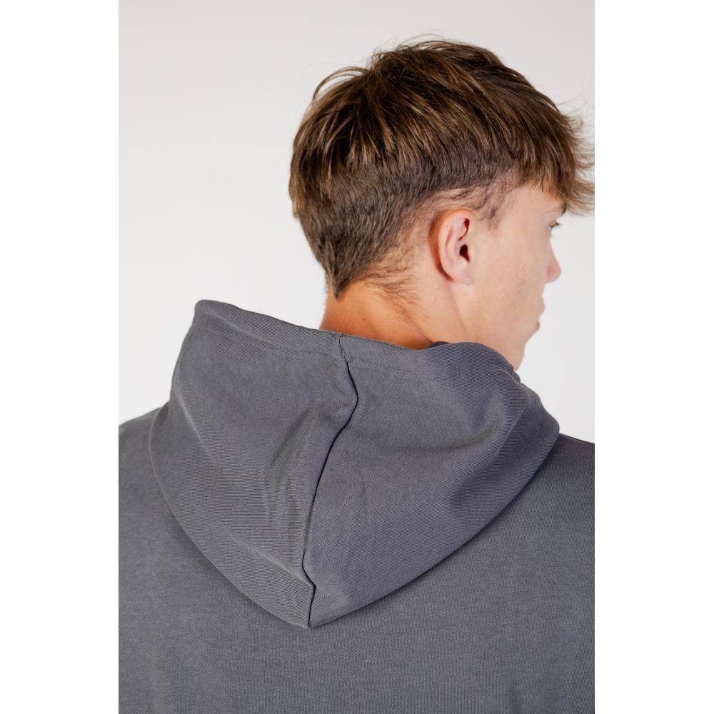 Hugo Boss Gray Cotton Sweater Hugo Boss Dim Gray