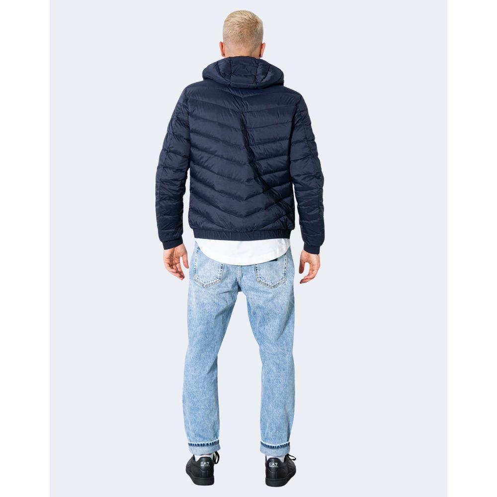 Armani Exchange Blue Polyester Jacket Armani Exchange Lavender