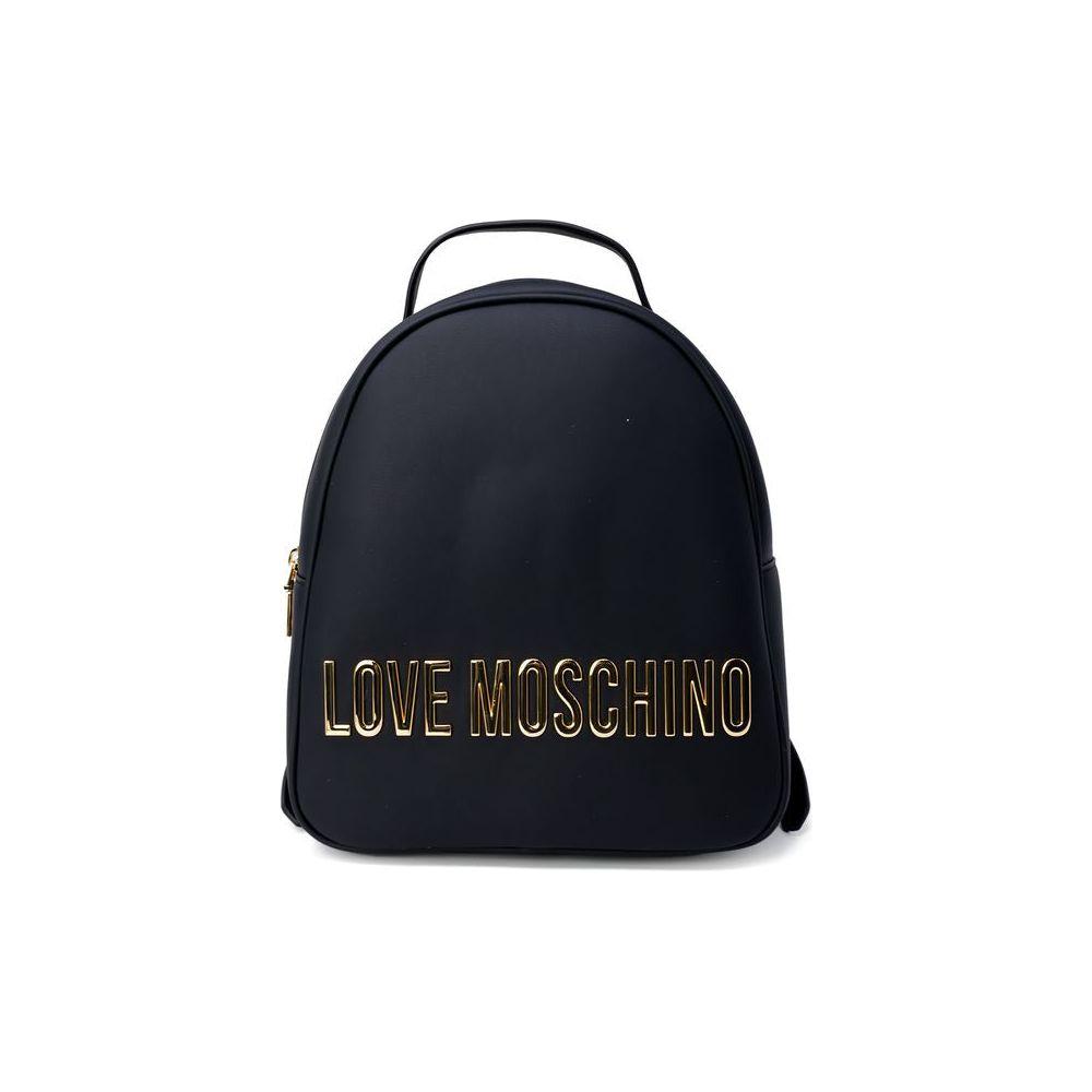 Love Moschino Black Polyethylene Backpack Love Moschino Black