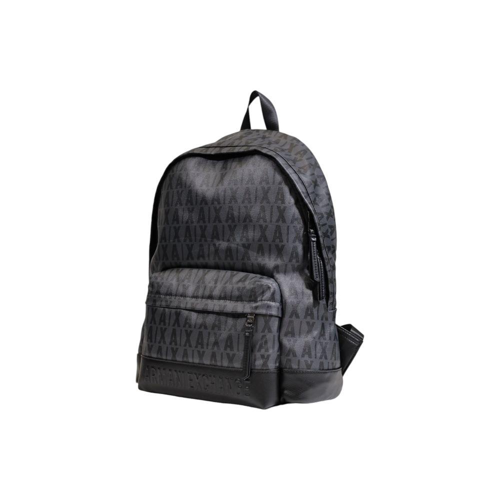 Armani Exchange Black Polyethylene Backpack Armani Exchange Dark Slate Gray