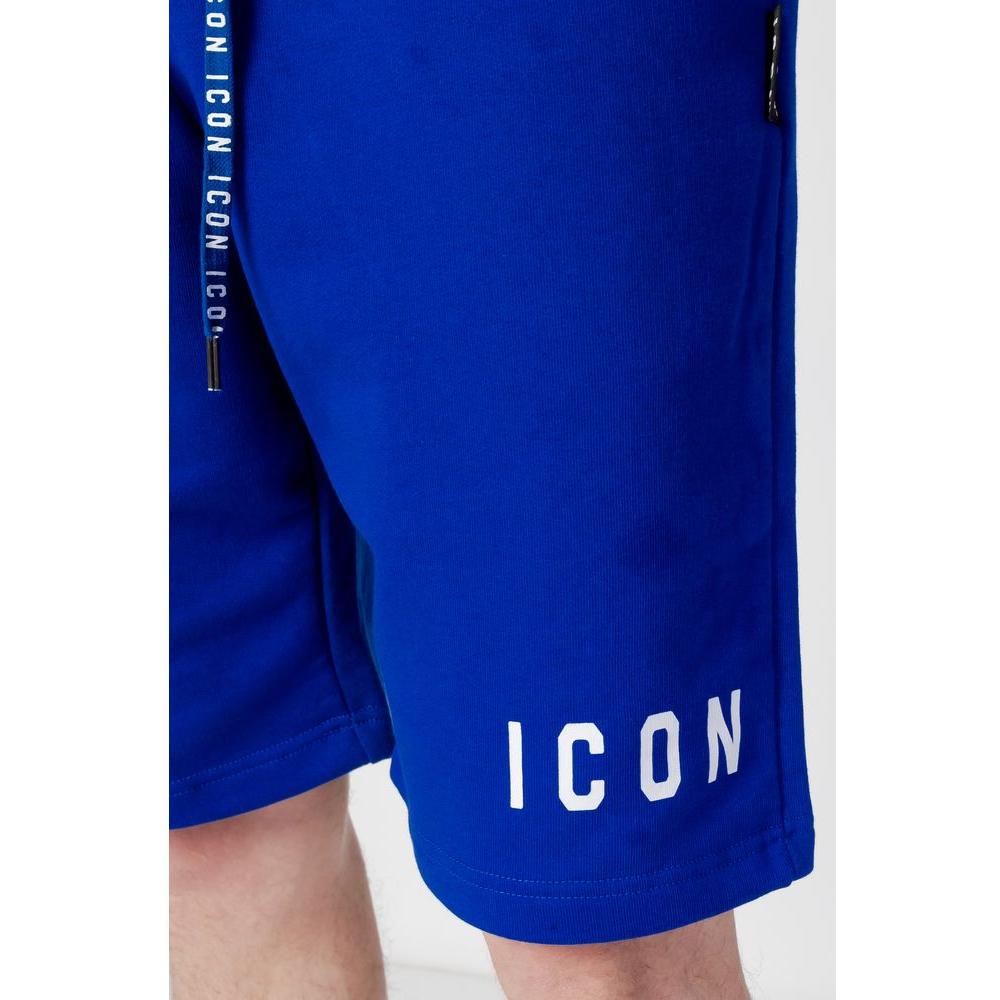 Icon Blue Cotton Short Icon Dark Blue