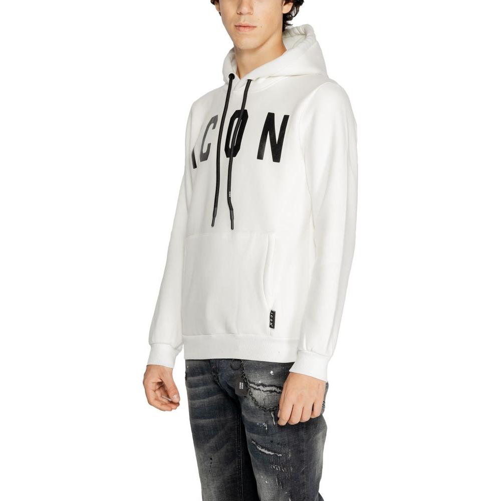 Icon White Cotton Sweater Icon Light Gray