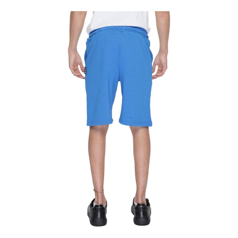 Icon Blue Cotton Short Icon Gray