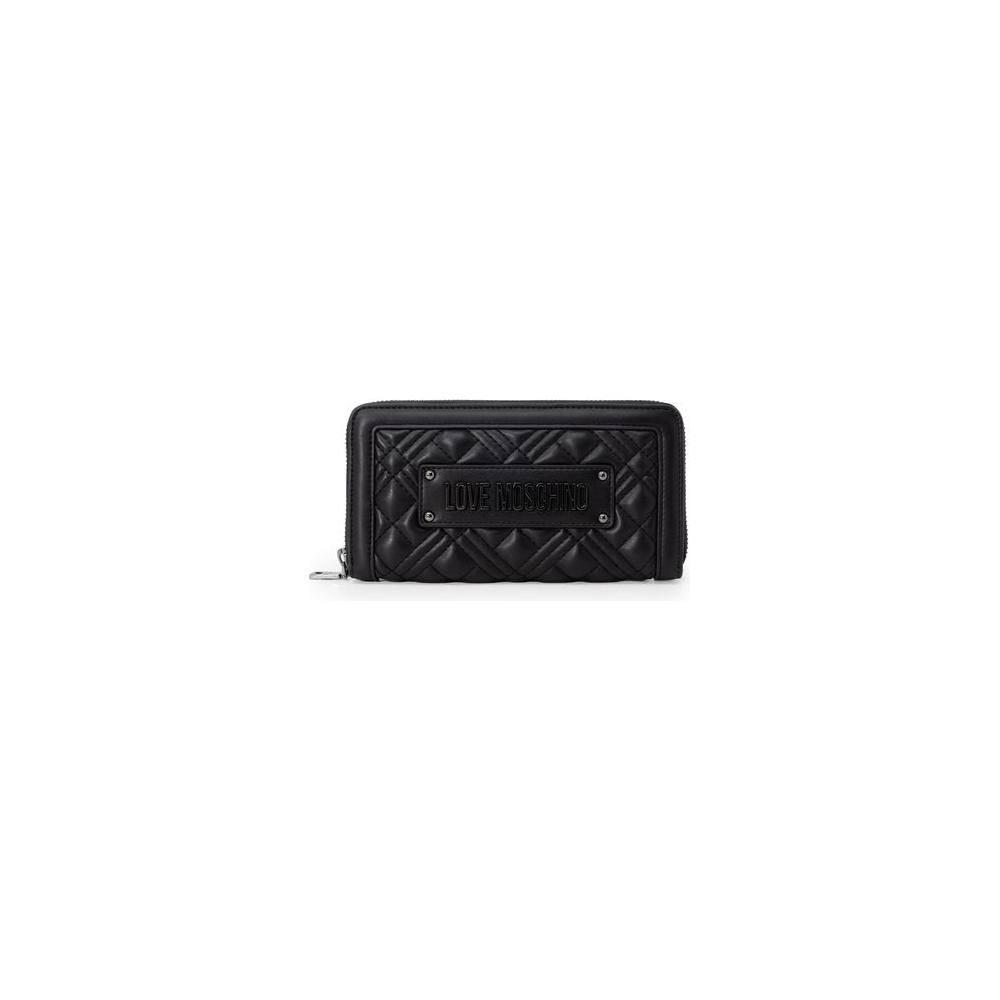 Love Moschino Black Polyethylene Wallet Love Moschino Dark Slate Gray