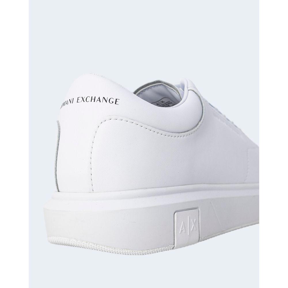 Armani Exchange White Leather Sneaker Armani Exchange Lavender