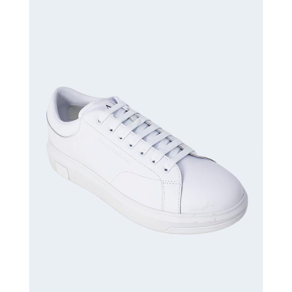 Armani Exchange White Leather Sneaker Armani Exchange Lavender