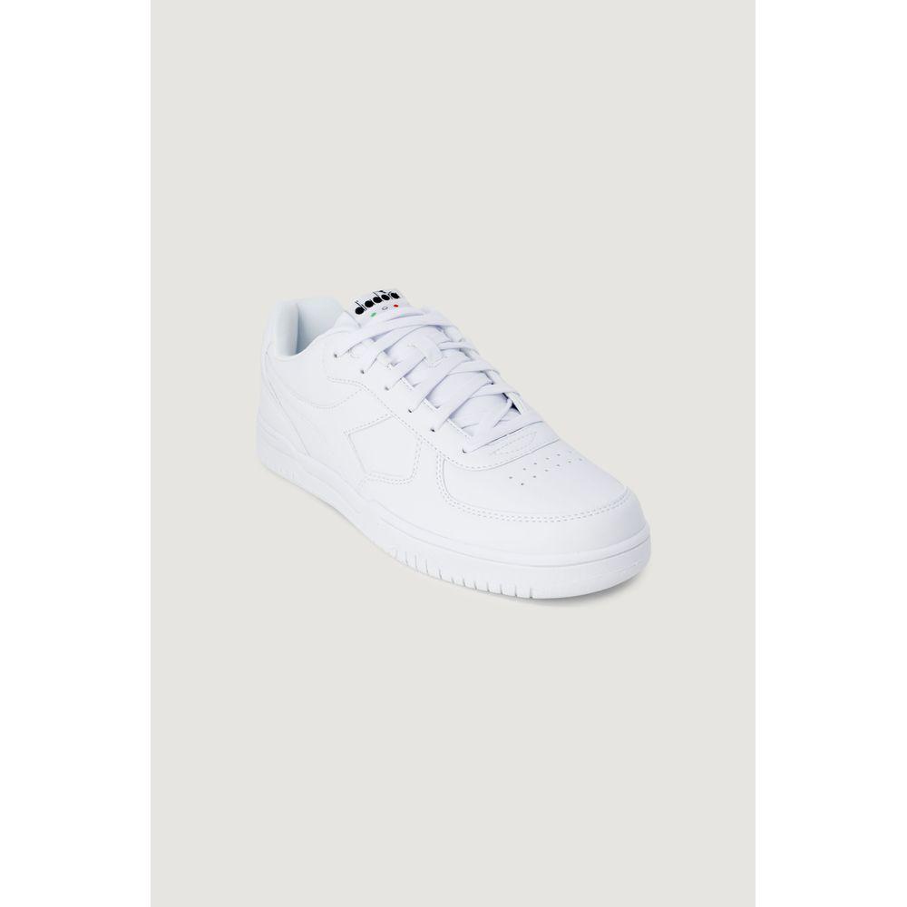 Diadora White Artificial Leather Sneaker Diadora Lavender