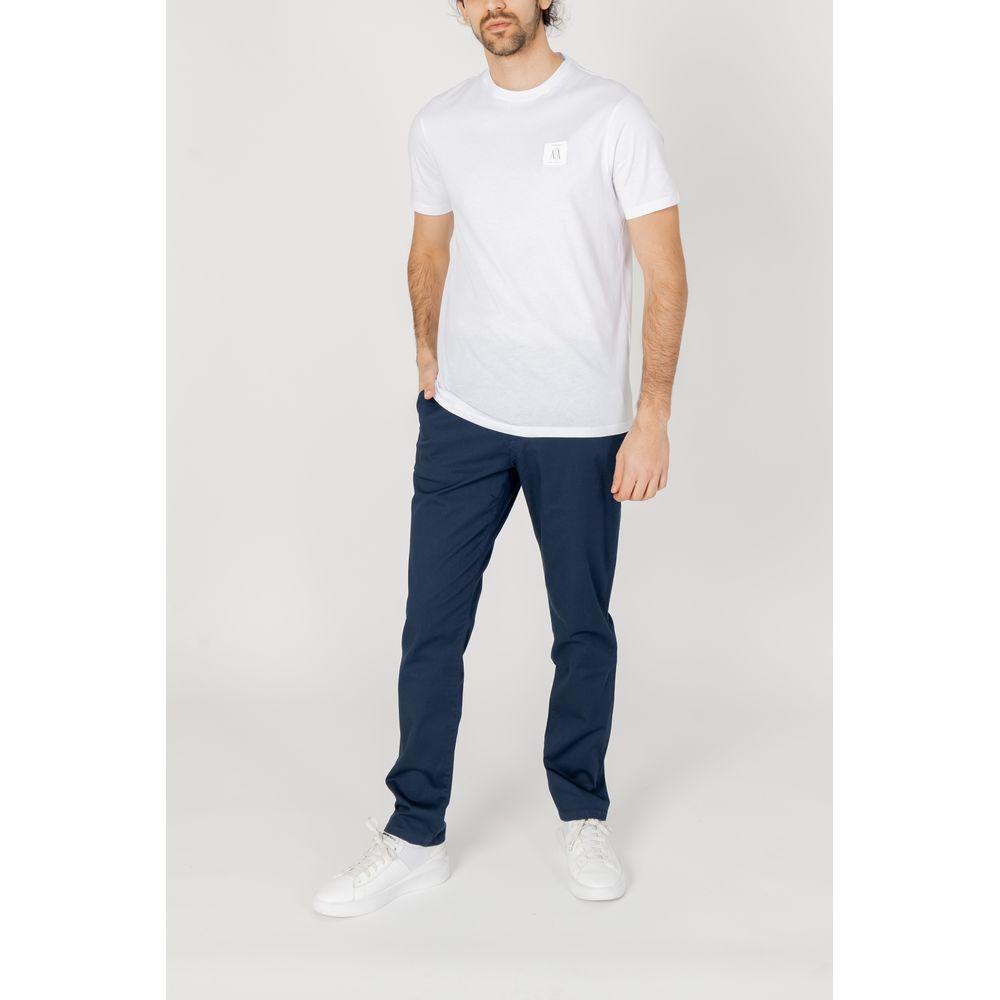 Armani Exchange Blue Cotton Jeans & Pant Armani Exchange Light Gray