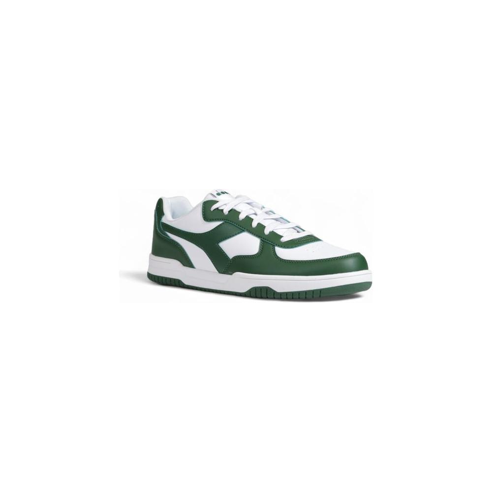 Diadora Green Artificial Leather Sneaker Diadora Light Gray