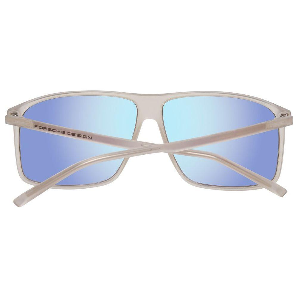 Porsche Design Transparent Men Sunglasses Porsche Design Light Steel Blue