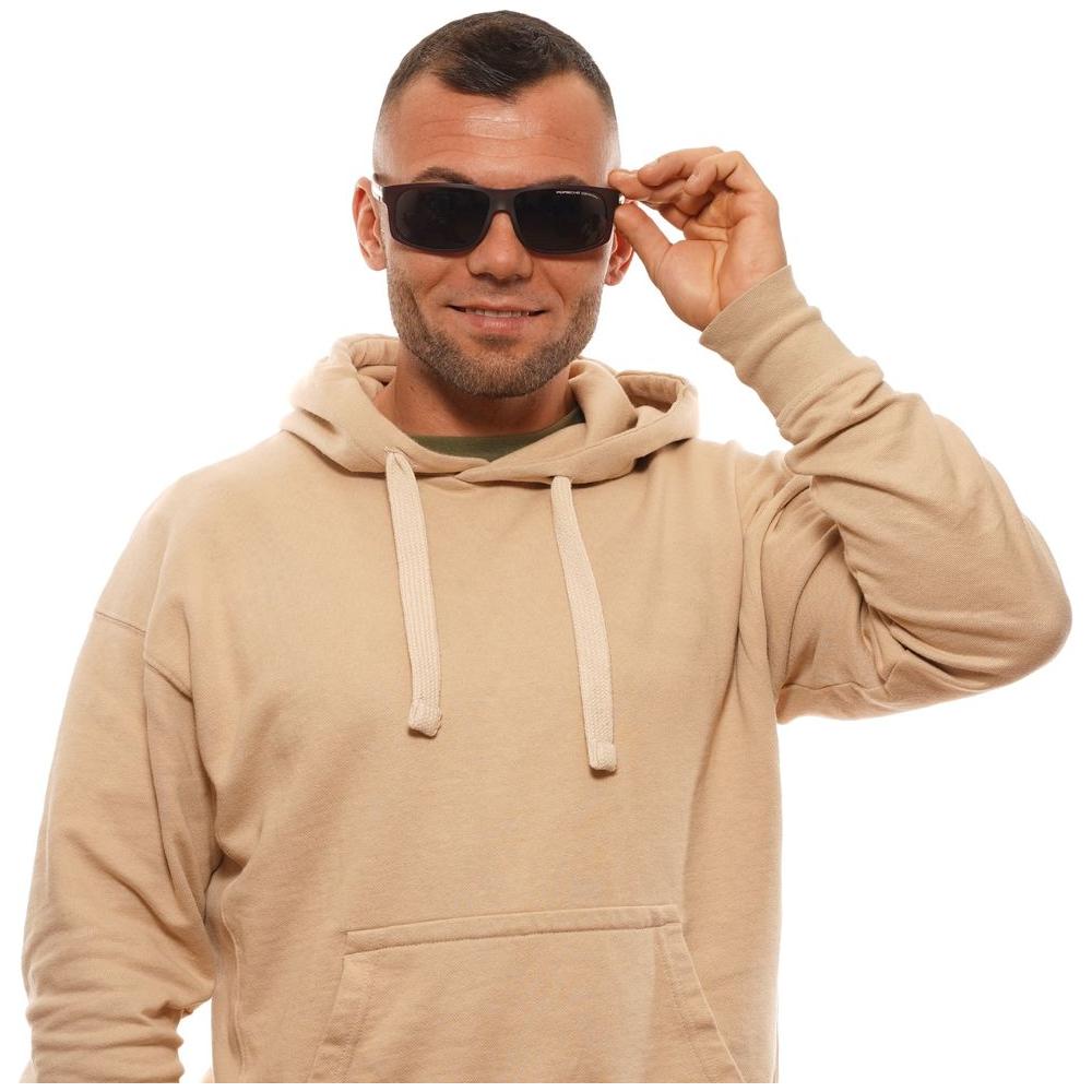 Porsche Design Burgundy Men Sunglasses Porsche Design Tan