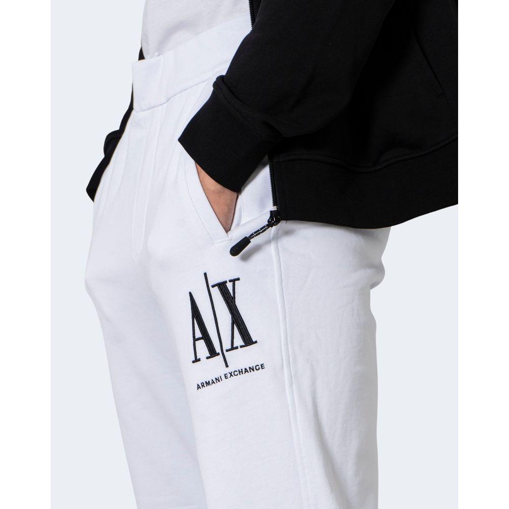 Armani Exchange White Cotton Jeans & Pant Armani Exchange Black