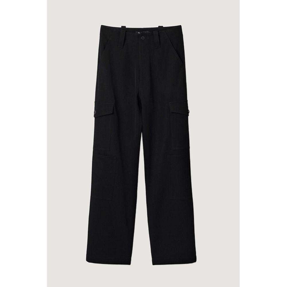 Desigual Black Polyester Jeans & Pant Desigual Lavender