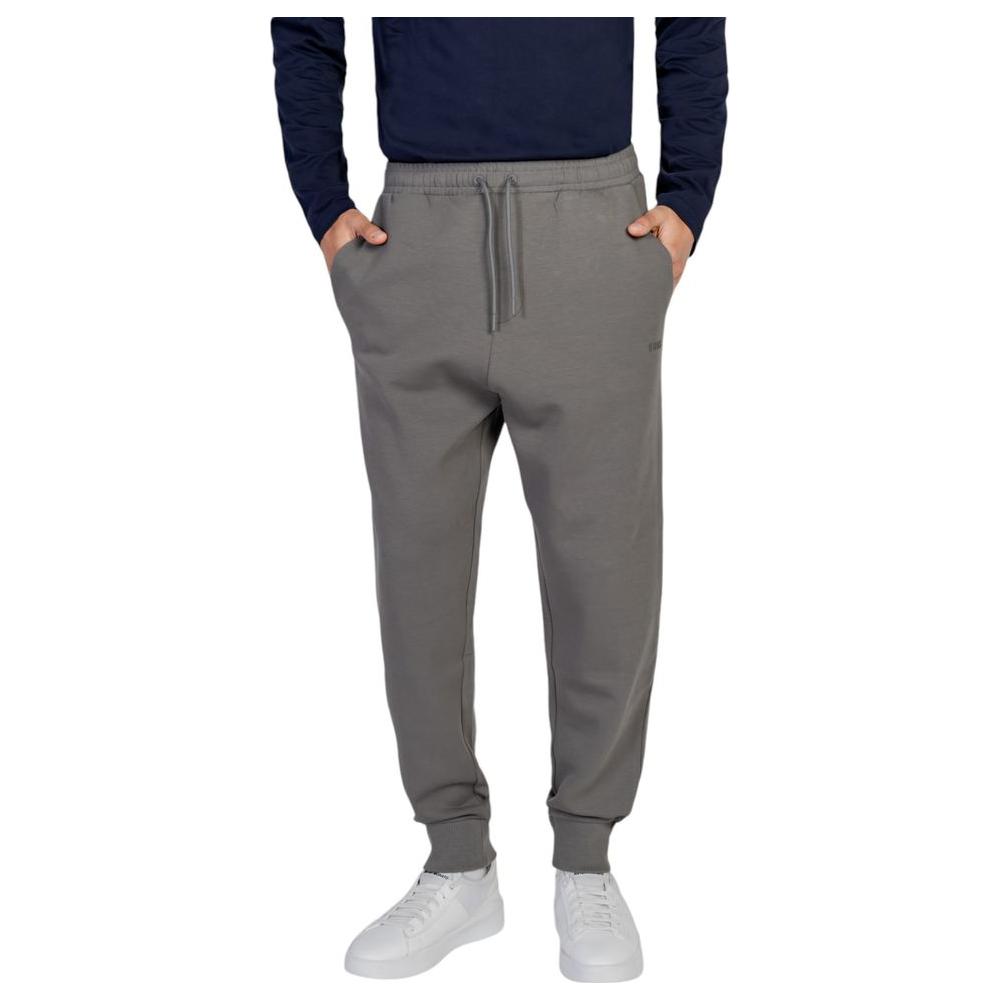 Hugo Boss Gray Cotton Jeans & Pant Hugo Boss Dim Gray