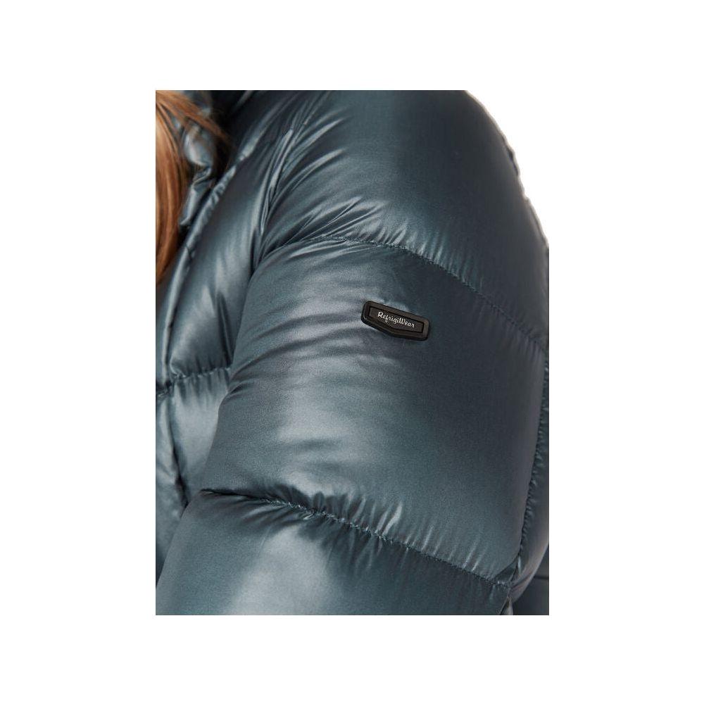 Refrigiwear Green Polyester Jackets & Coat Refrigiwear Dark Slate Gray