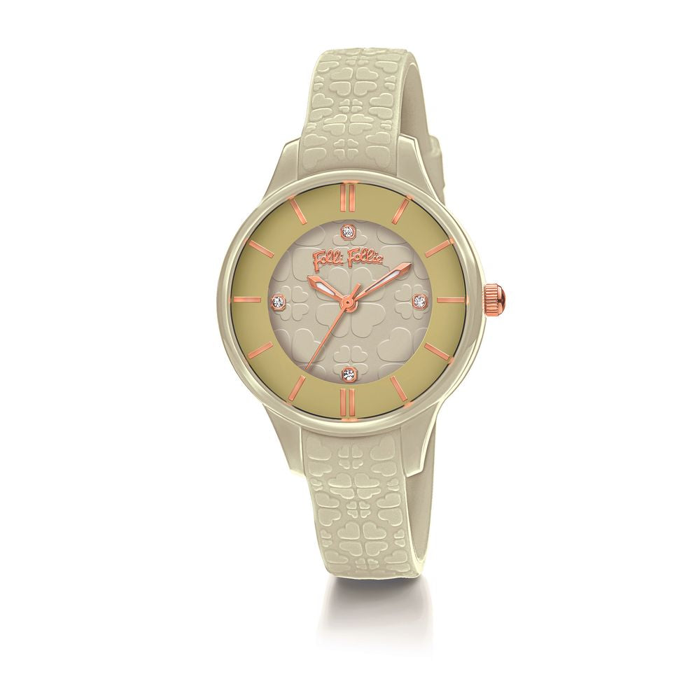 Folli Follie Gray Plastic Watch Folli Follie Tan