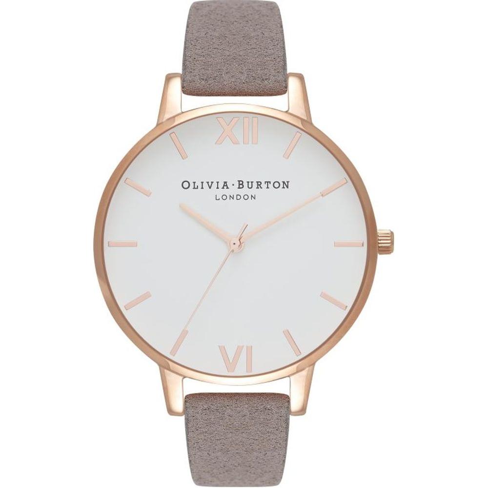 Olivia Burton Gray Leather Leather Watch Olivia Burton Light Gray